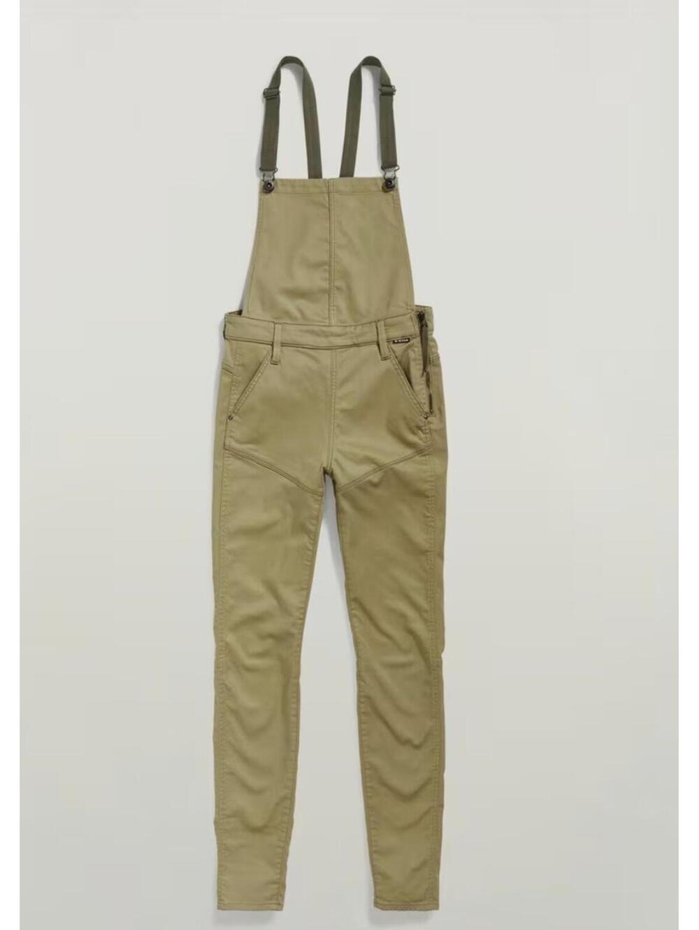 G-Star Worker Radar Dungaree Superstretch Twill Fresh Army Green, 28 MSRP $180